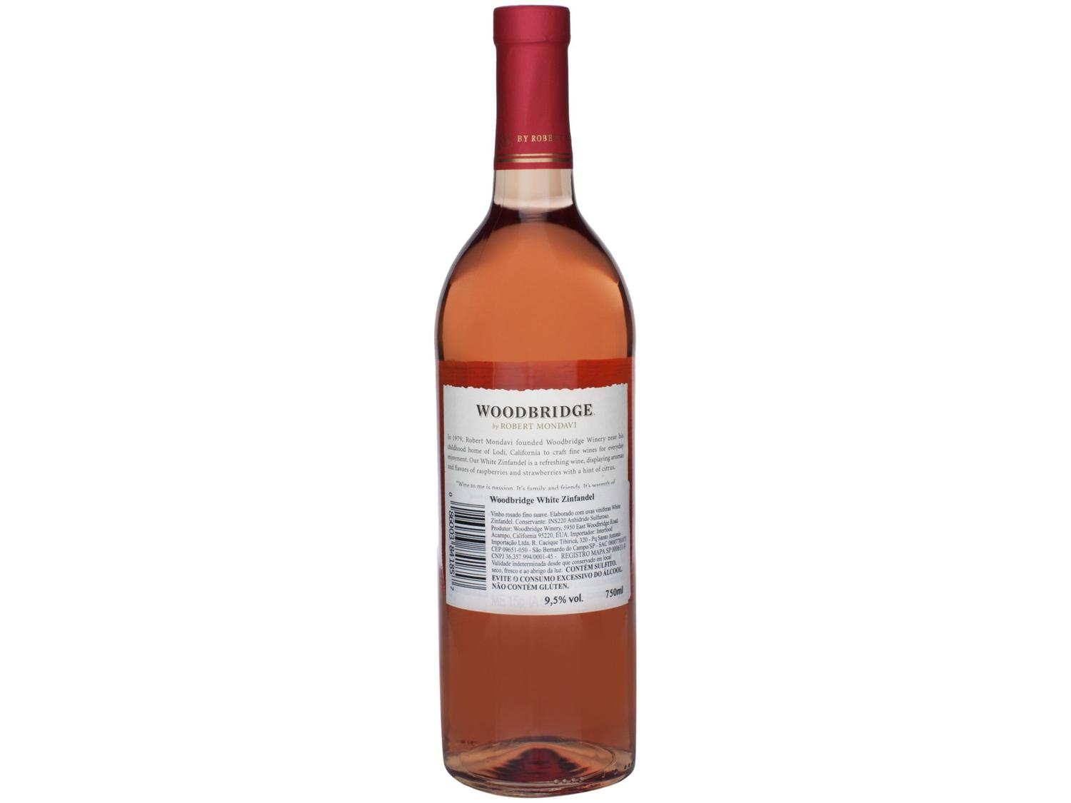 Vinho Rosé Seco Woodbridge White Zinfandel