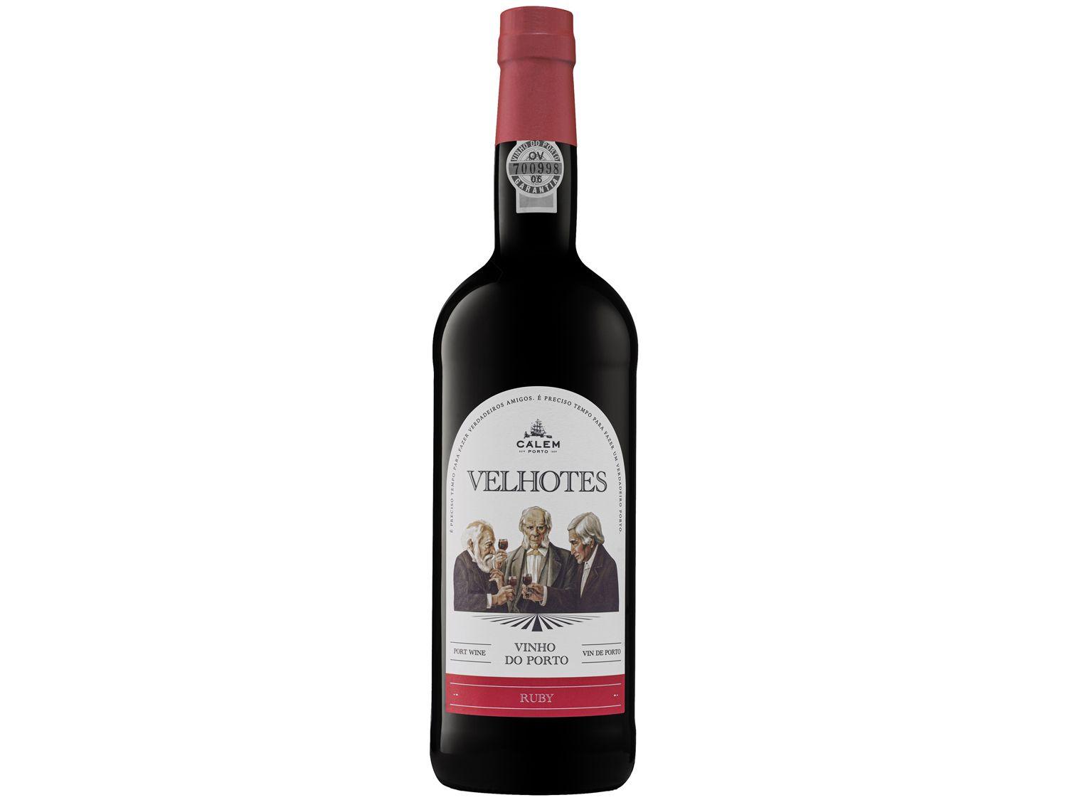 Vinho Tinto Licor Porto Calem Velhotes Portugal 750ml