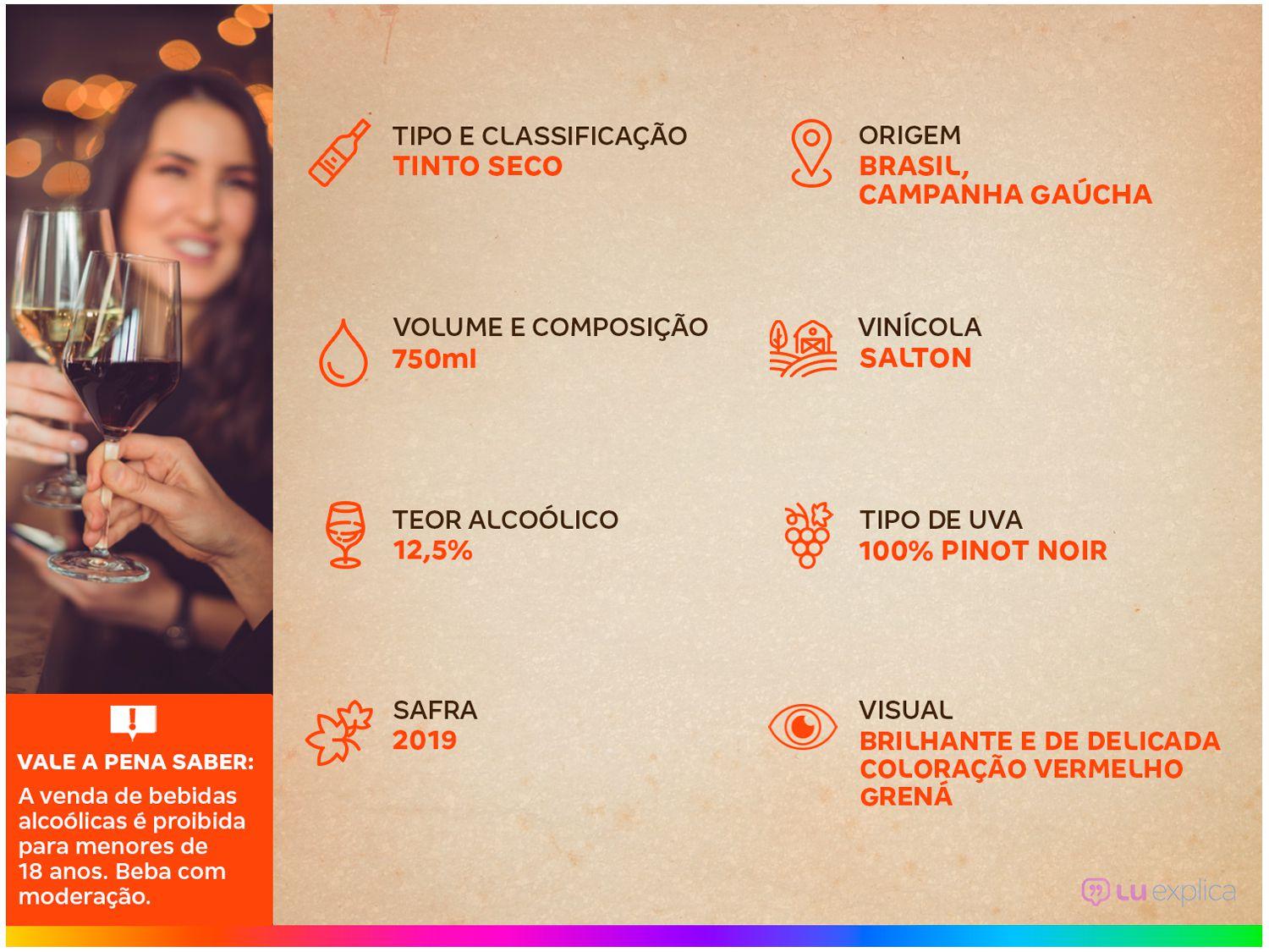 Vinho Tinto Salton Intenso Pinot Noir
