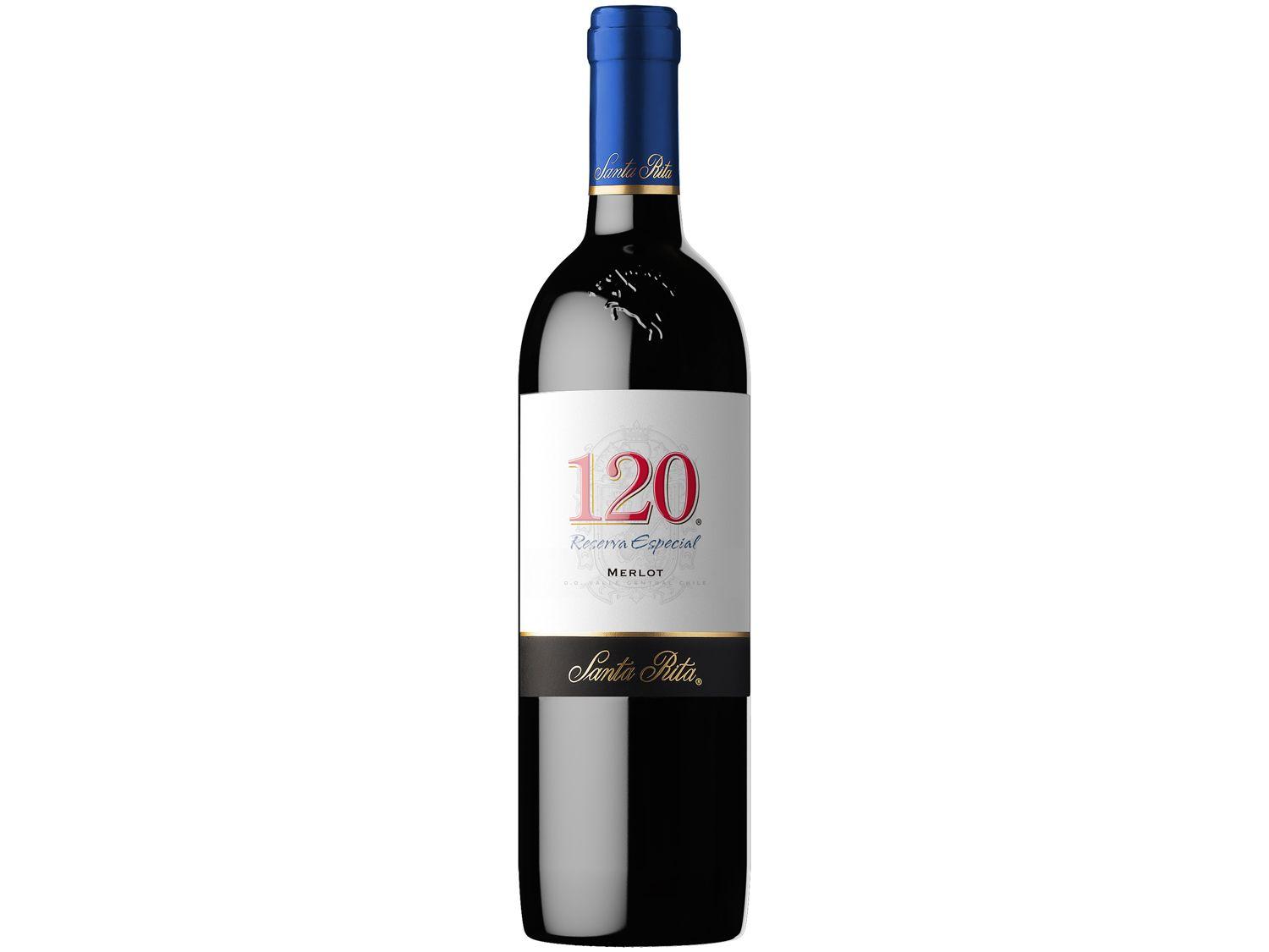 Vinho Tinto Seco 120 Reserva Especial Merlot Chile 750ml