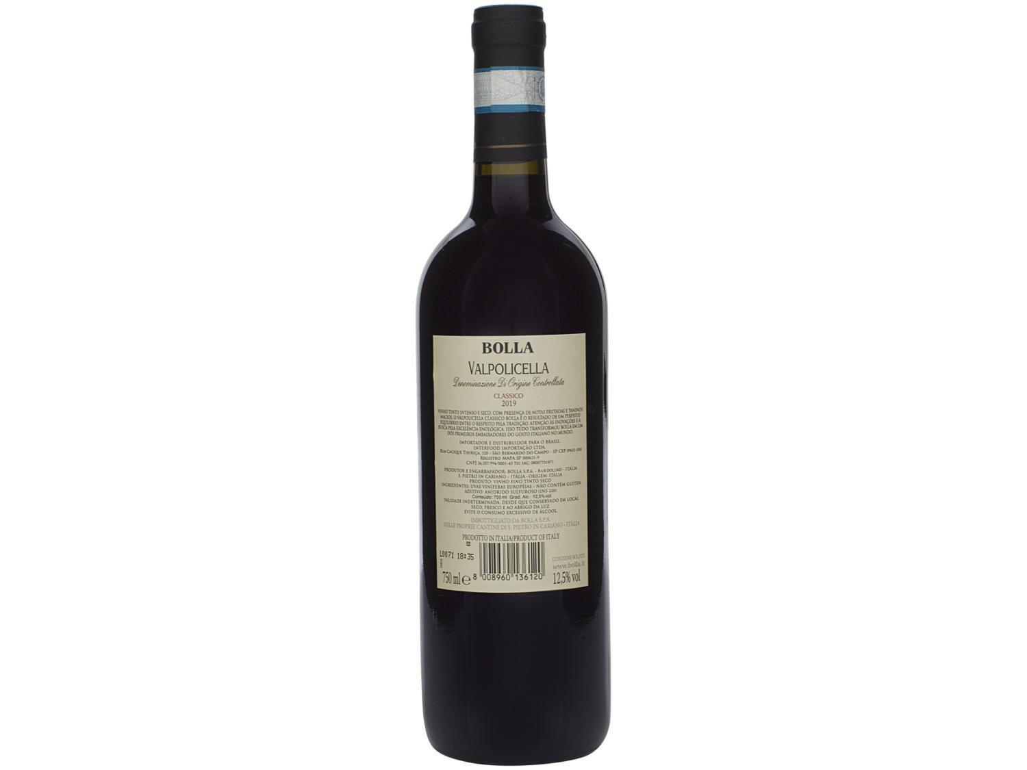 Vinho Tinto Seco Bolla Clássico Valpolicella