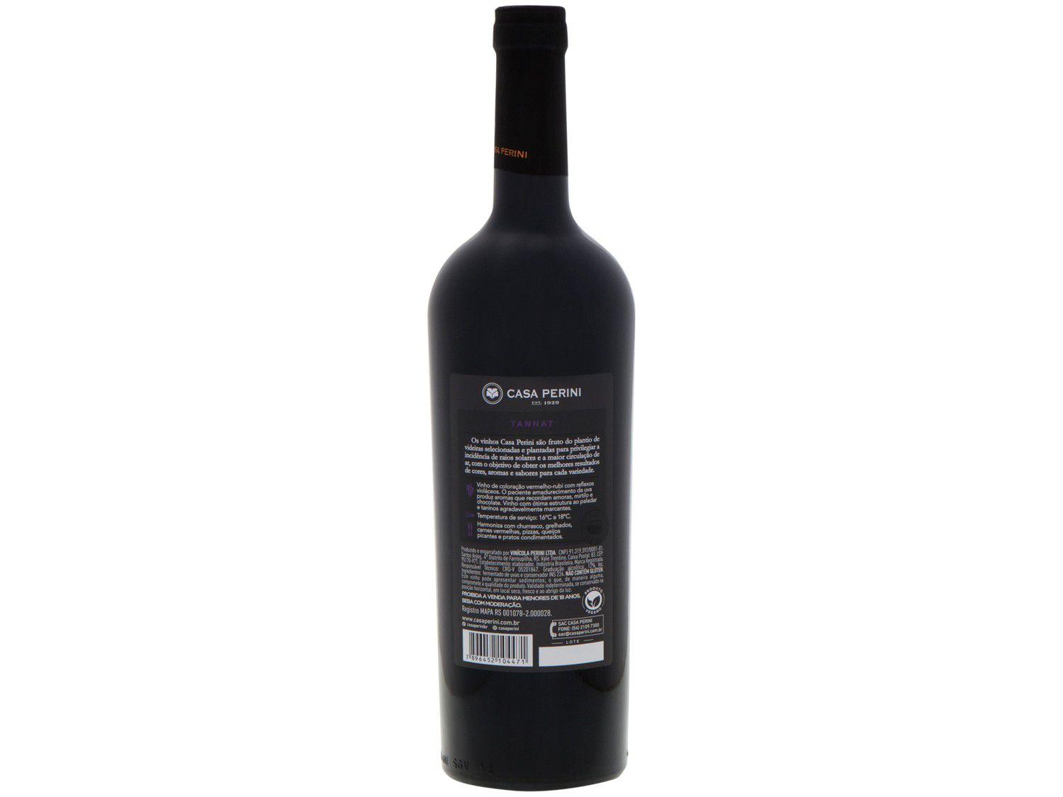 Vinho Tinto Seco Casa Perini Tannat