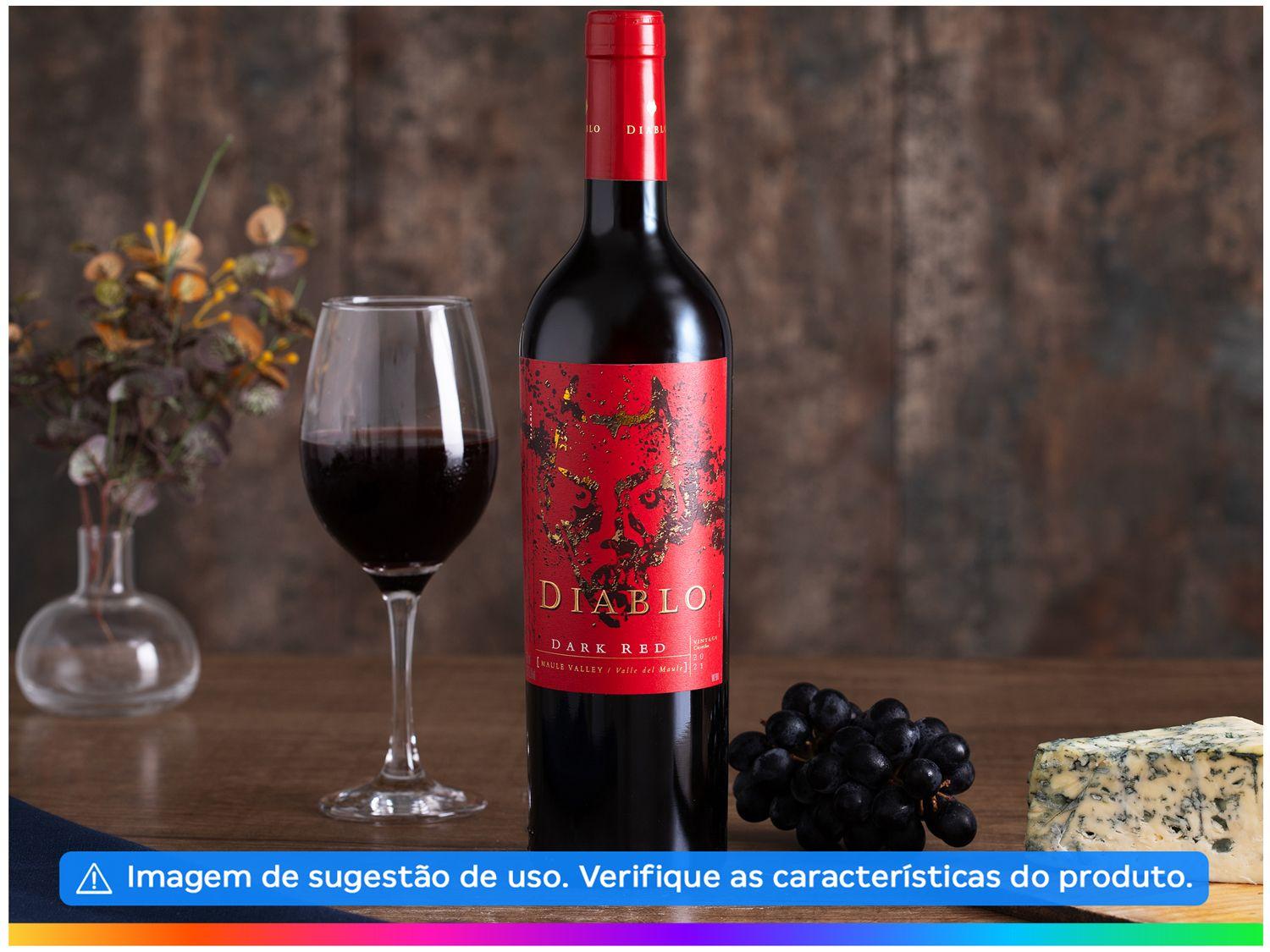 Vinho Tinto Seco Concha y Toro Dark Red Diablo