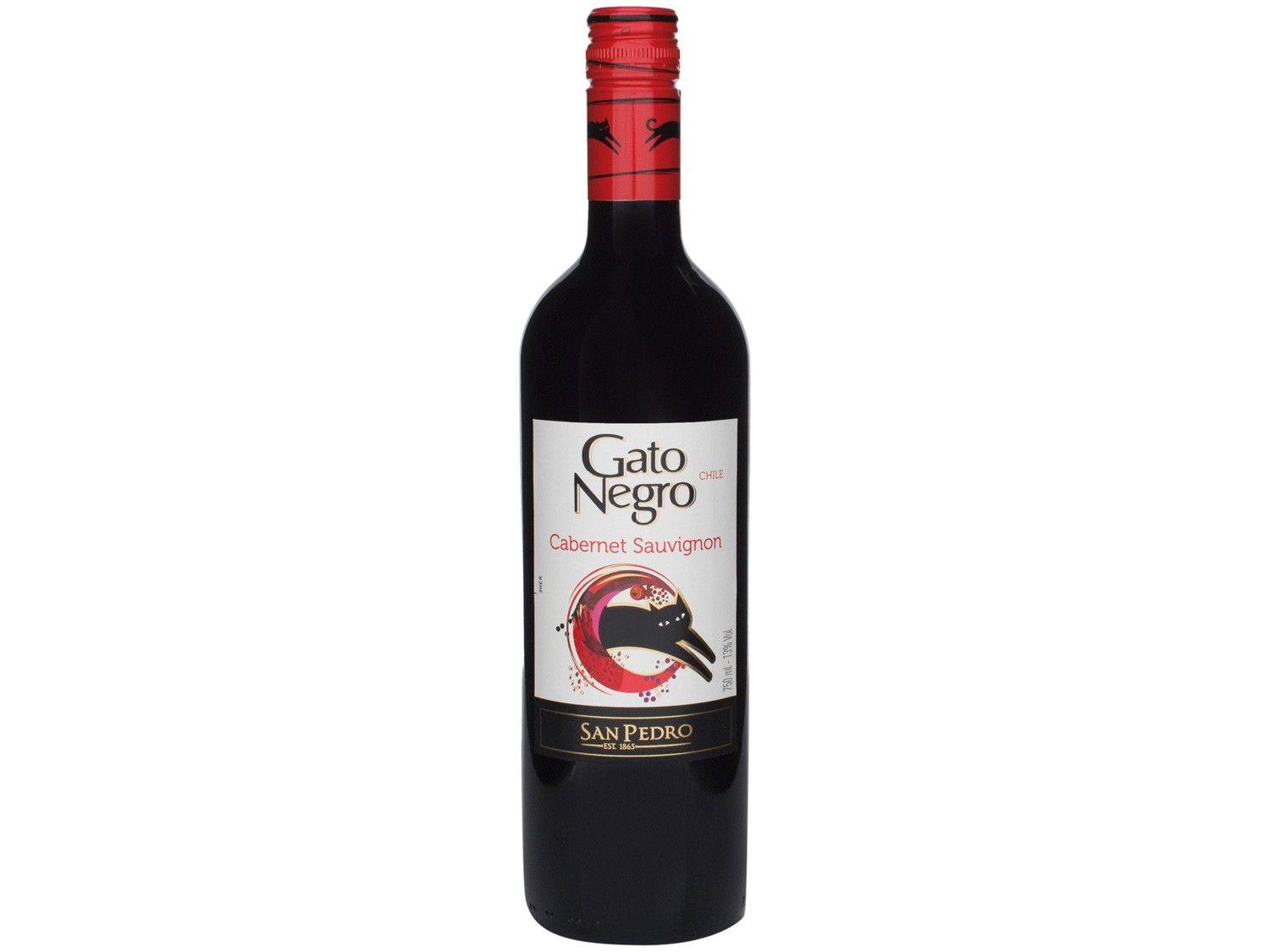 Vinho Tinto Seco Gato Negro Cabernet Sauvignon Chile