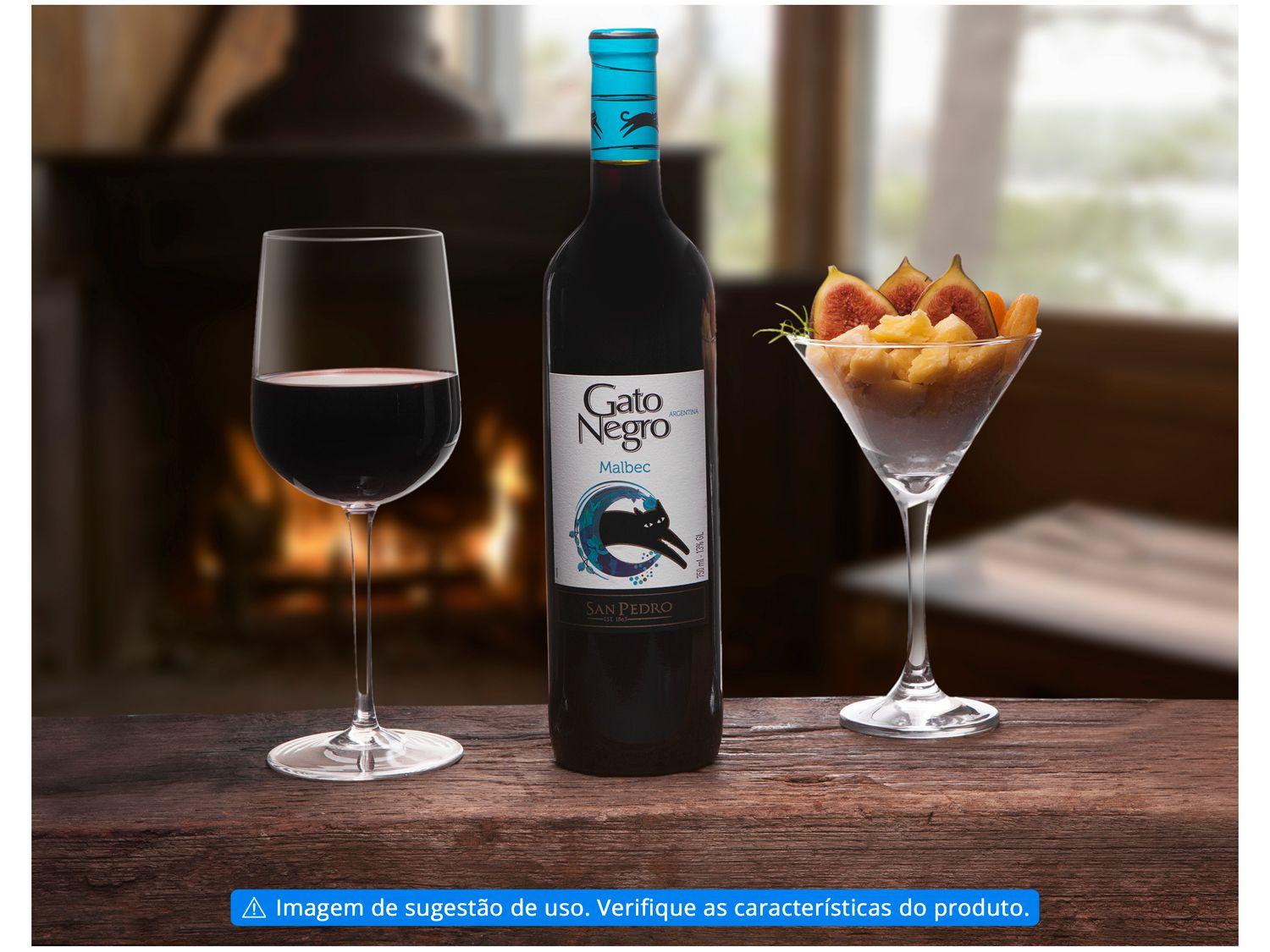 Vinho Tinto Seco Gato Negro Malbec