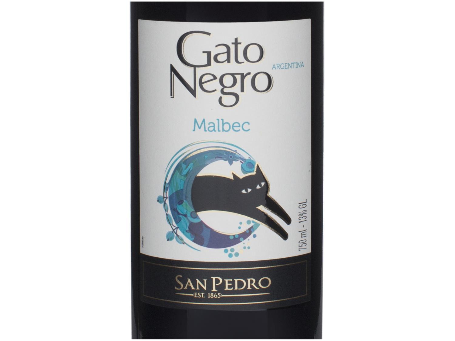 Vinho Tinto Seco Gato Negro Malbec