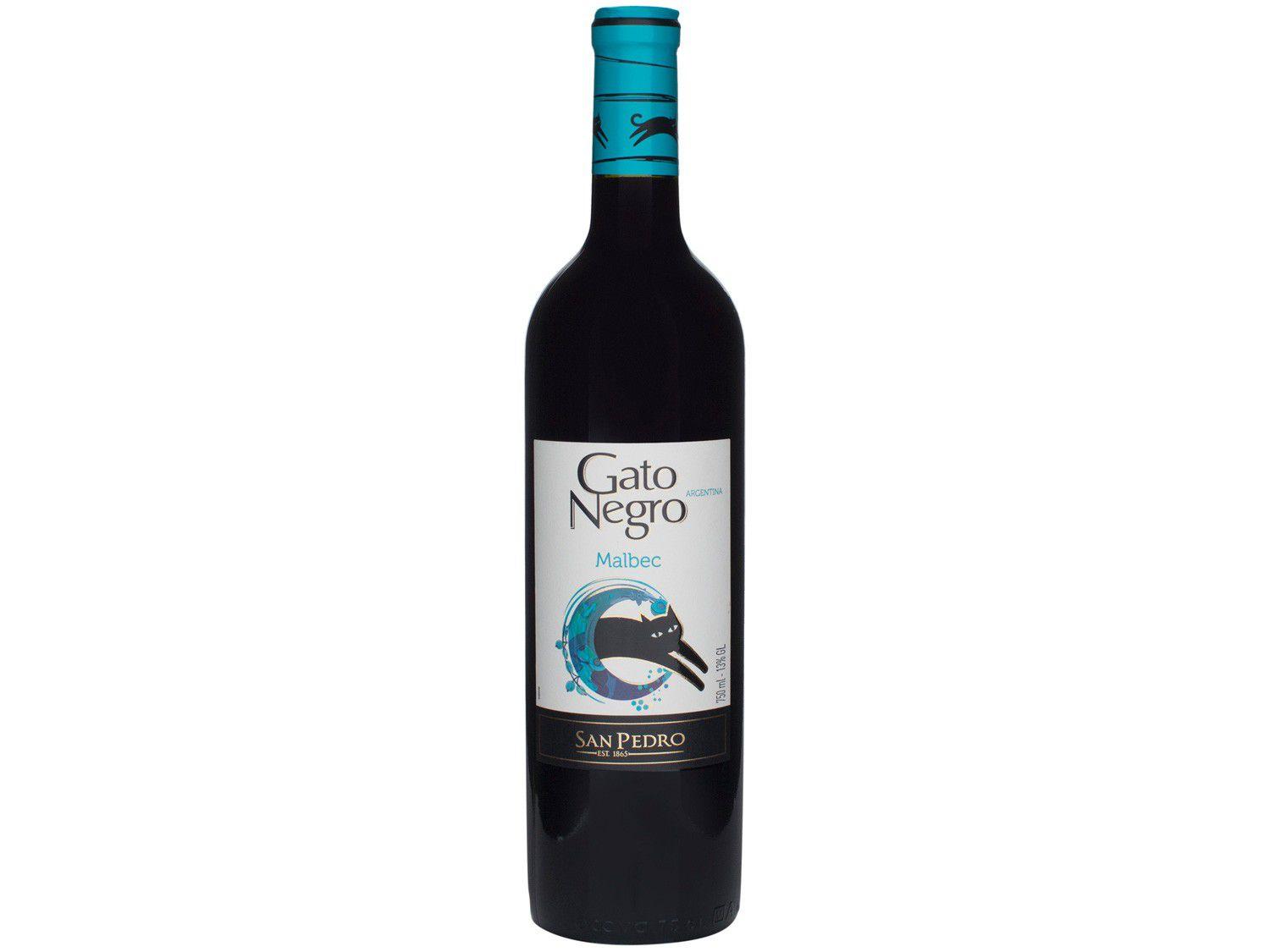 Vinho Tinto Seco Gato Negro Malbec