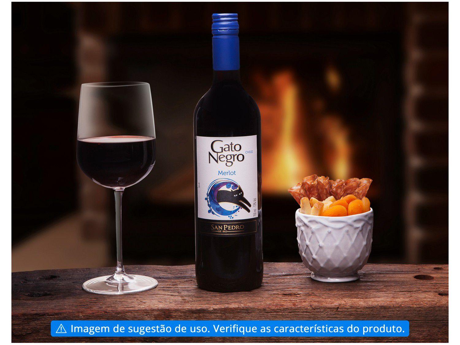 Vinho Tinto Seco Gato Negro Merlot