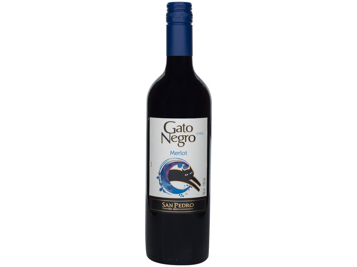 Vinho Tinto Seco Gato Negro Merlot Chile