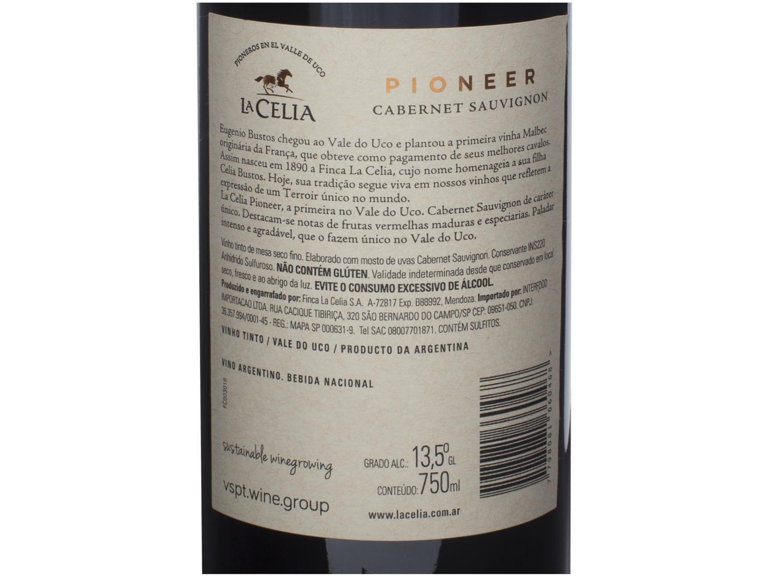 Vinho Tinto Seco La Celia Pioneer