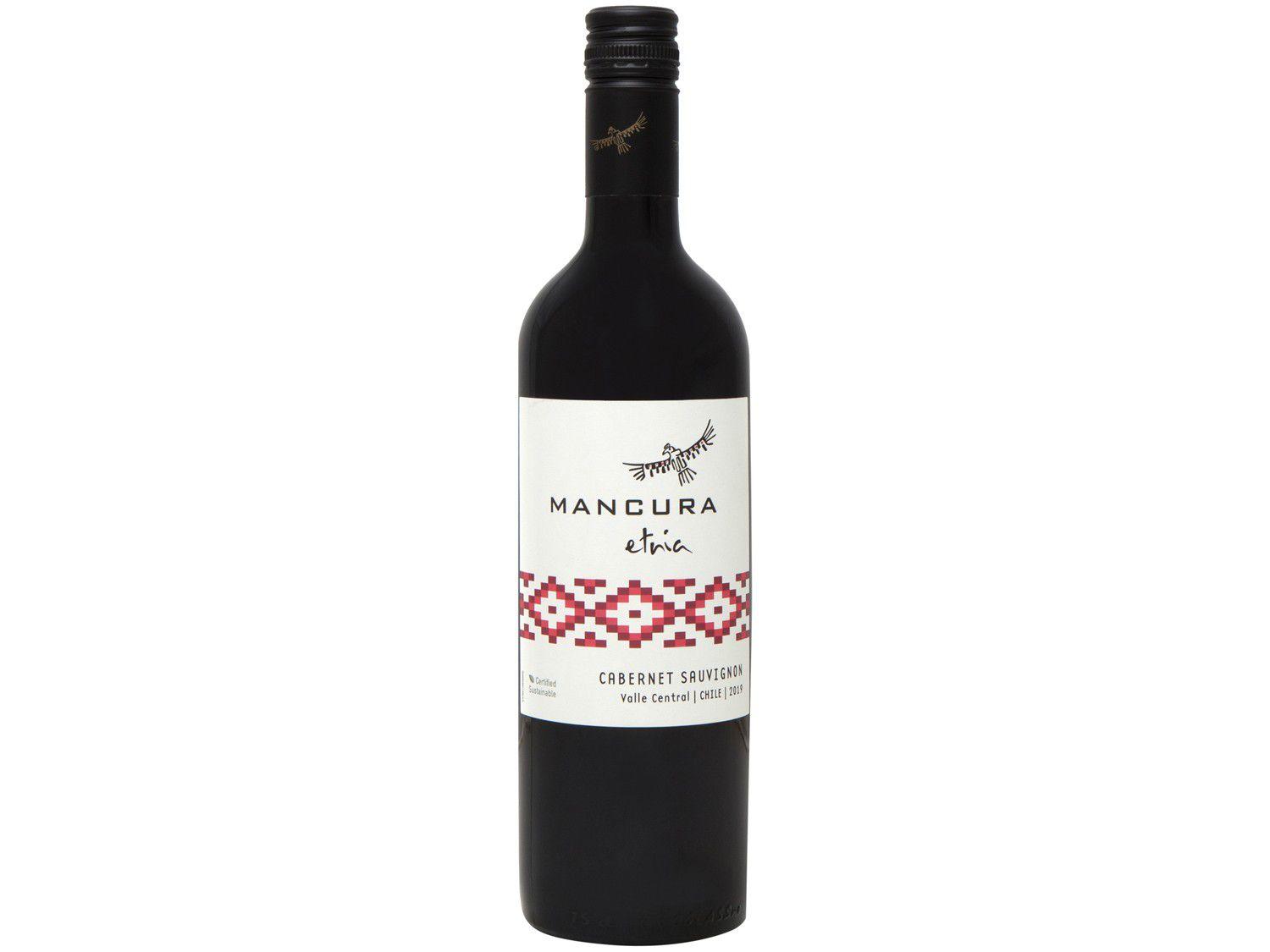 Vinho Tinto Seco Mancura Etnia Cabernet Sauvignon