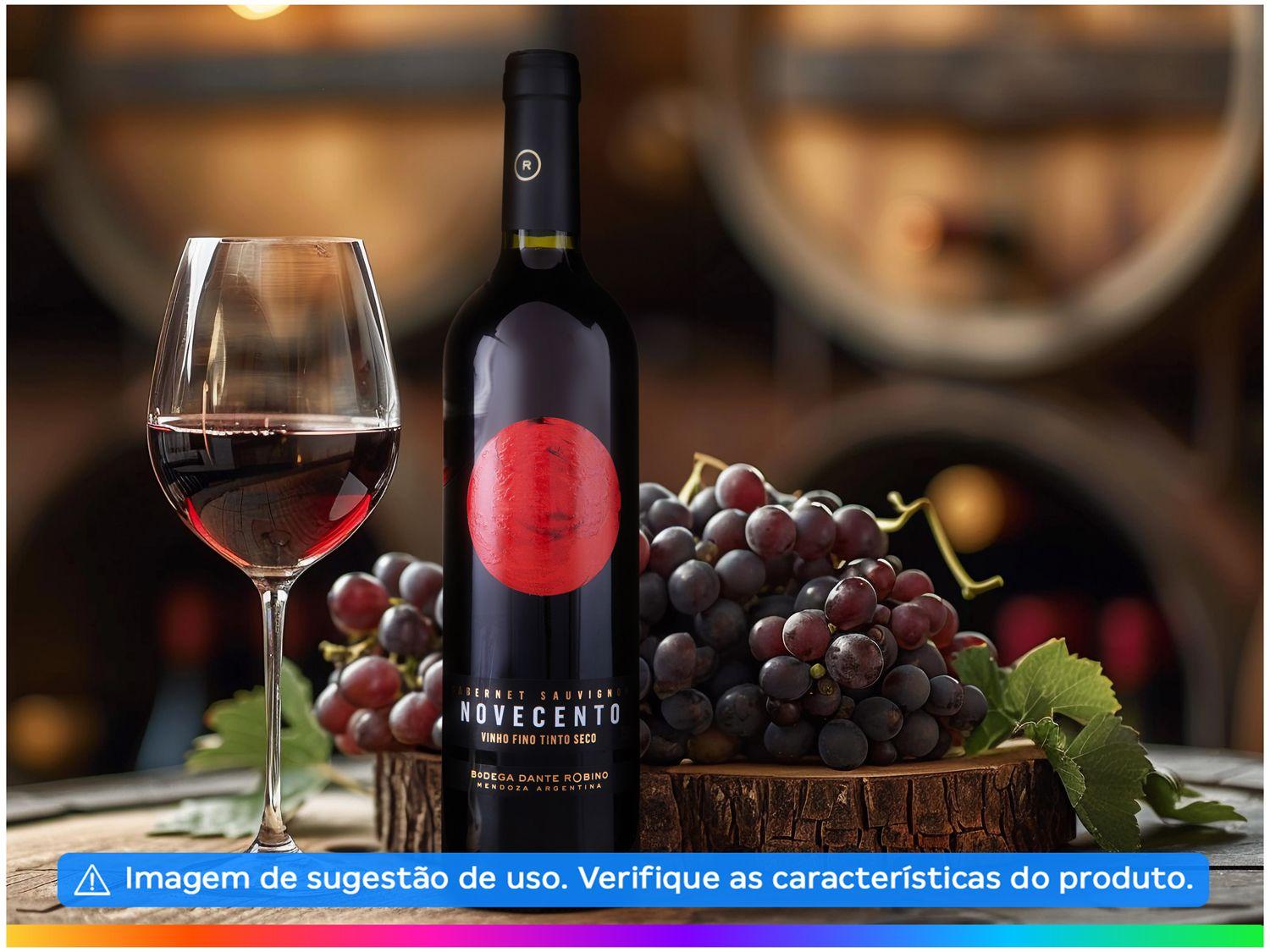 Vinho Tinto Seco Novecento Argentina 750ml