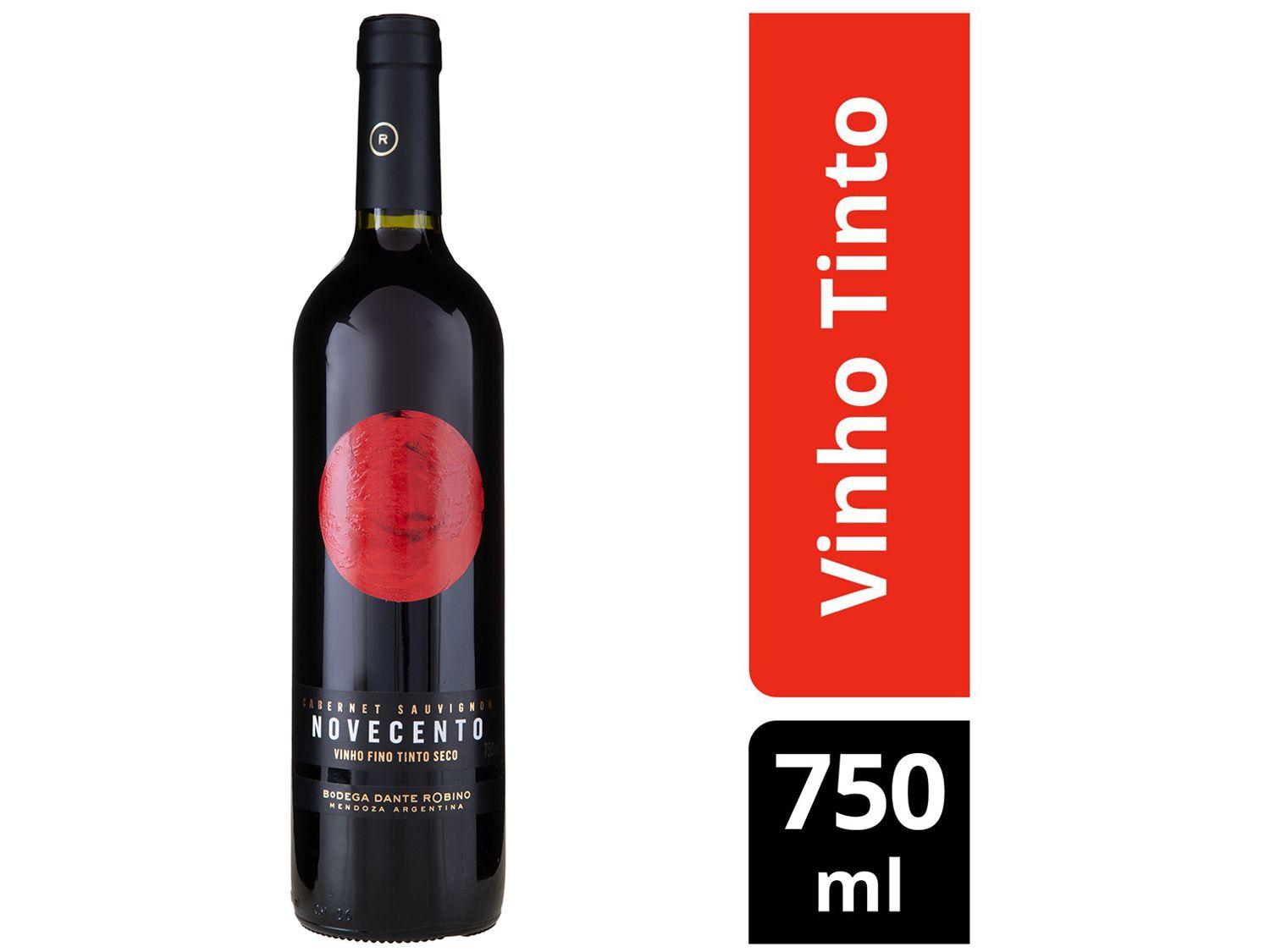 Vinho Tinto Seco Novecento Argentina 750ml