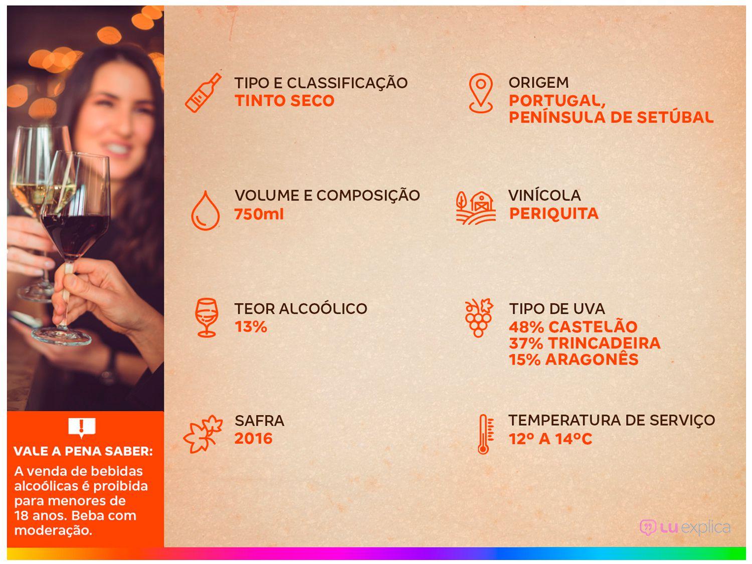 Vinho Tinto Seco Periquita Original