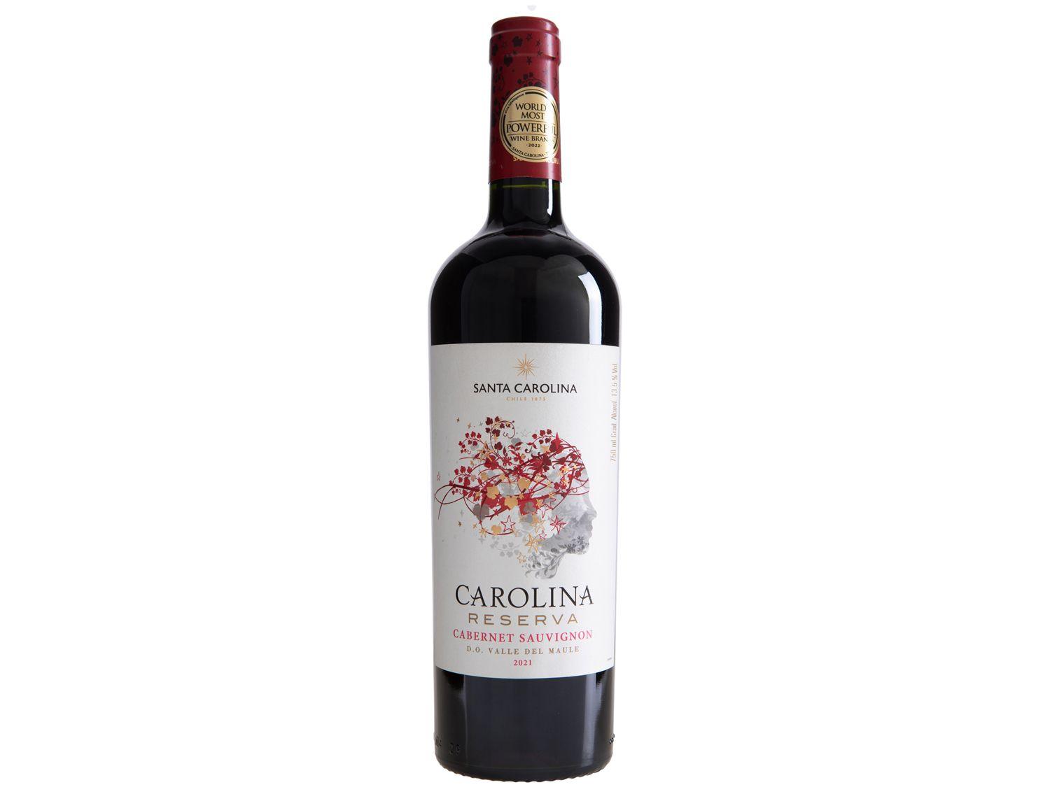 Vinho Tinto Seco Santa Carolina Reserva Cabernet Sauvignon Chile 750ml