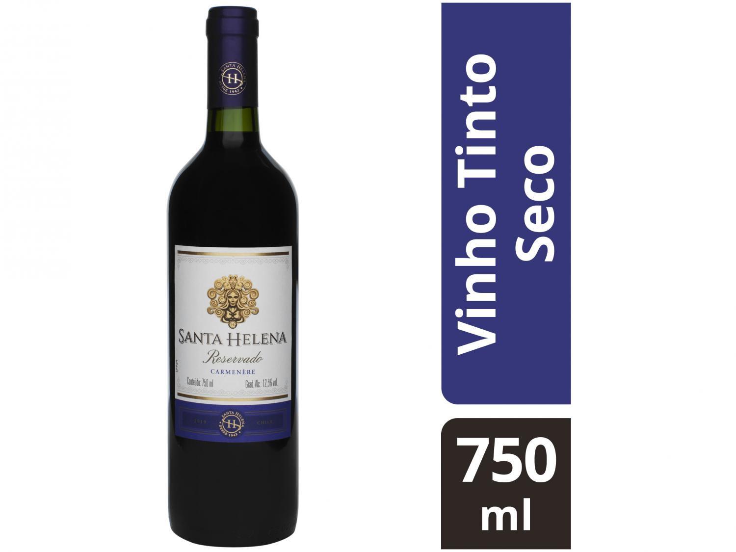 Vinho Tinto Seco Santa Helena Reservado Carmenère
