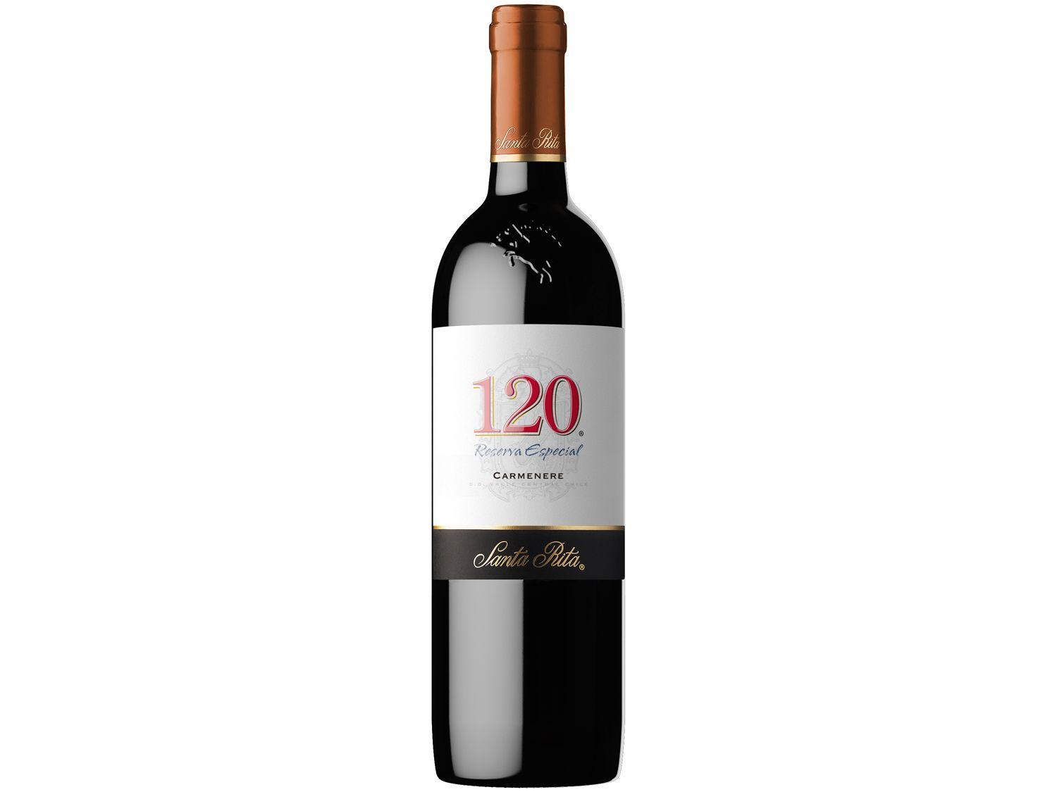 Vinho Tinto Seco Santa Rita 120 Reserva Especial Chile 750ml