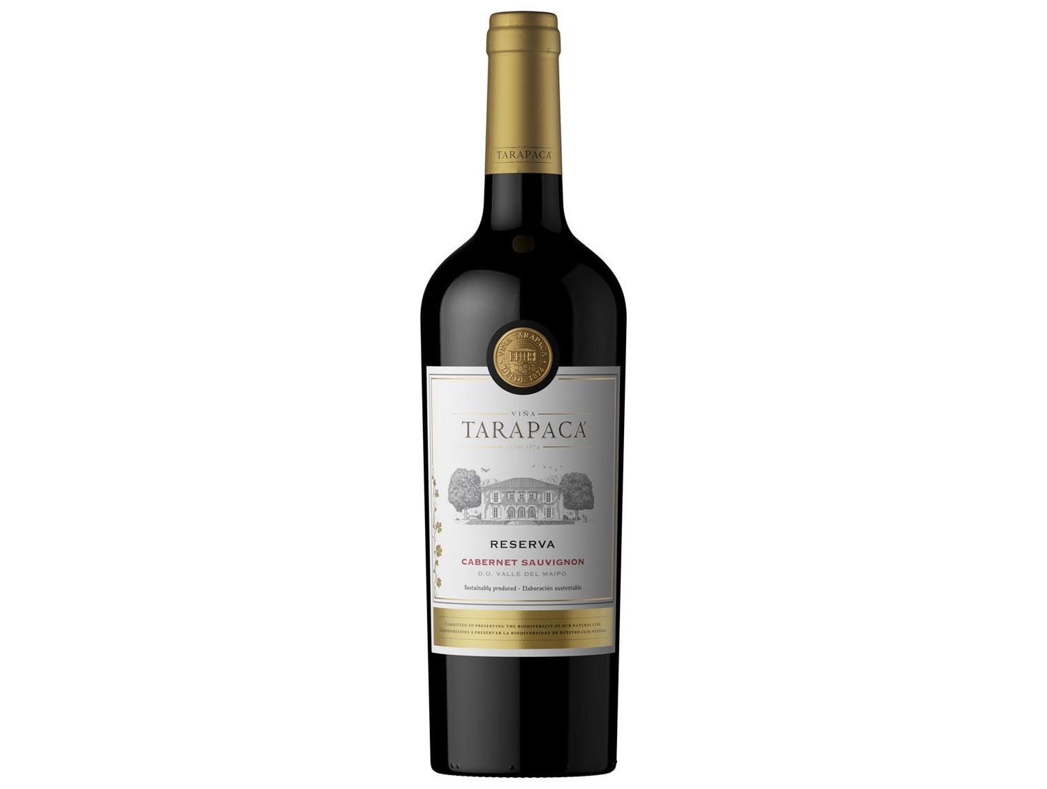 Vinho Tinto Seco Tarapacá Cabernet Sauvignon Reserva Chile 750ml