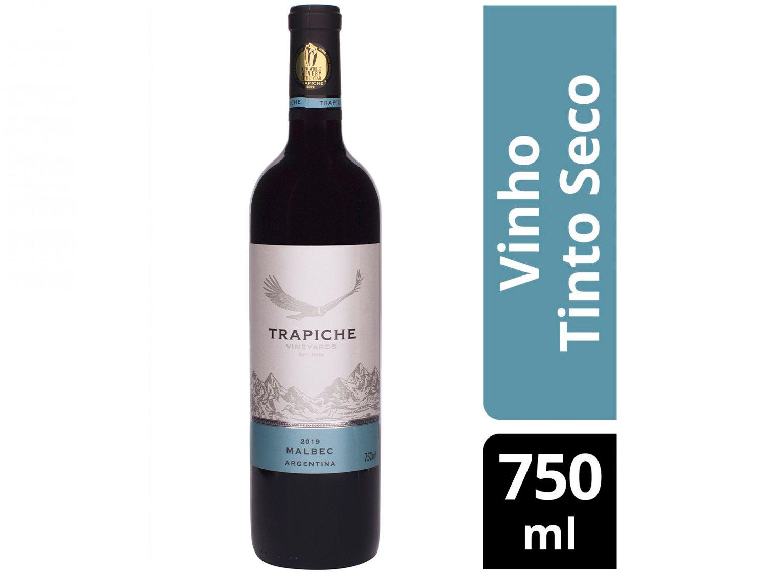 VINHO ARGENTINO TINTO SECO VINEYARDS TRAPICHE MALBEC MENDOZA GARRAFA 750ML  - GTIN/EAN/UPC 47790240017043 - Cadastro de Produto com Tributação e NCM -  Cosmos