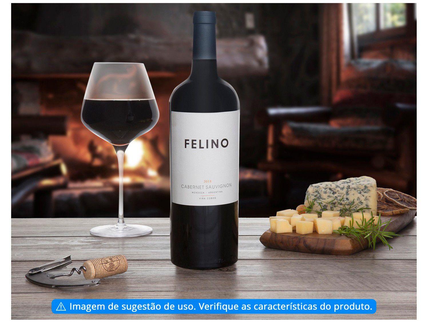 Vinho Tinto Seco Viña Cobos - Felino Cabernet Sauvignon 750ml - Vinho ...