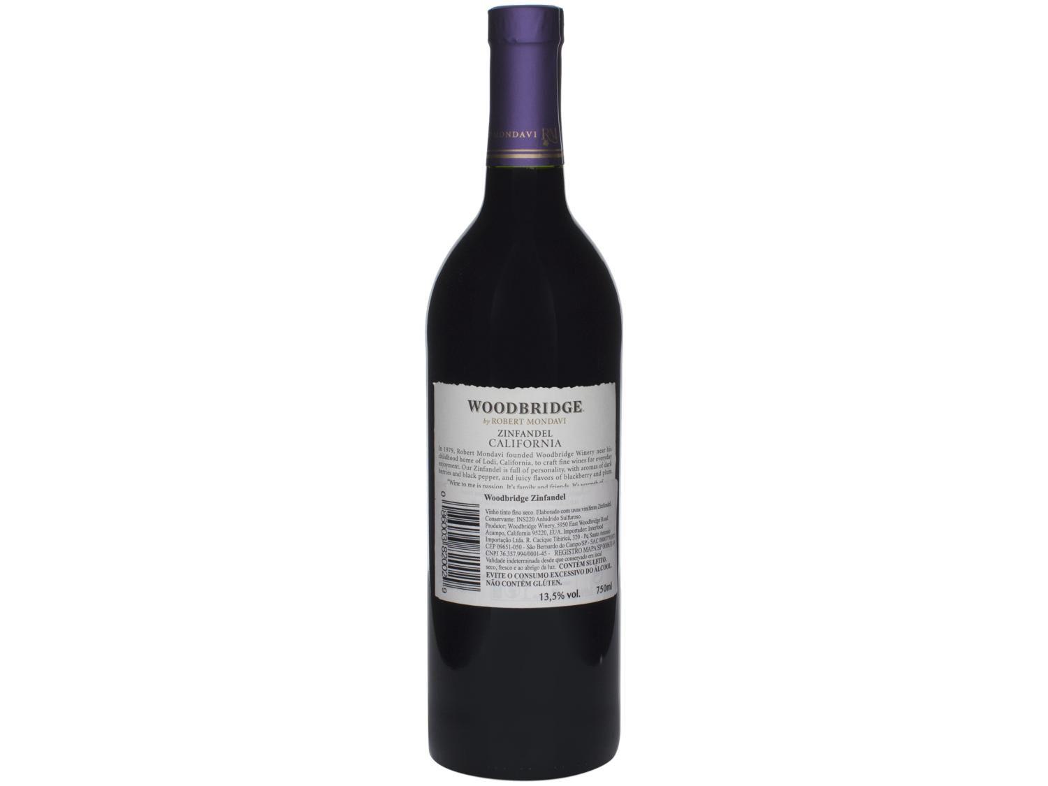 Vinho Tinto Seco Woodbridge Zinfandel