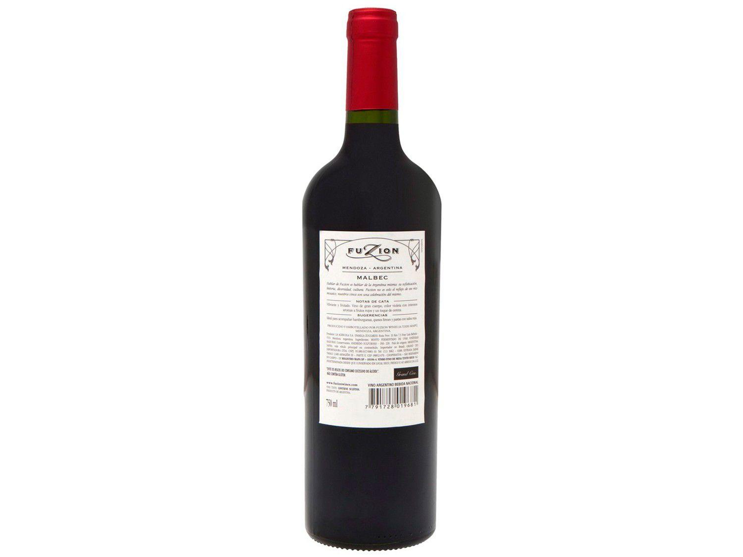 Vinho Tinto Seco Zuccardi Fuzion Malbec