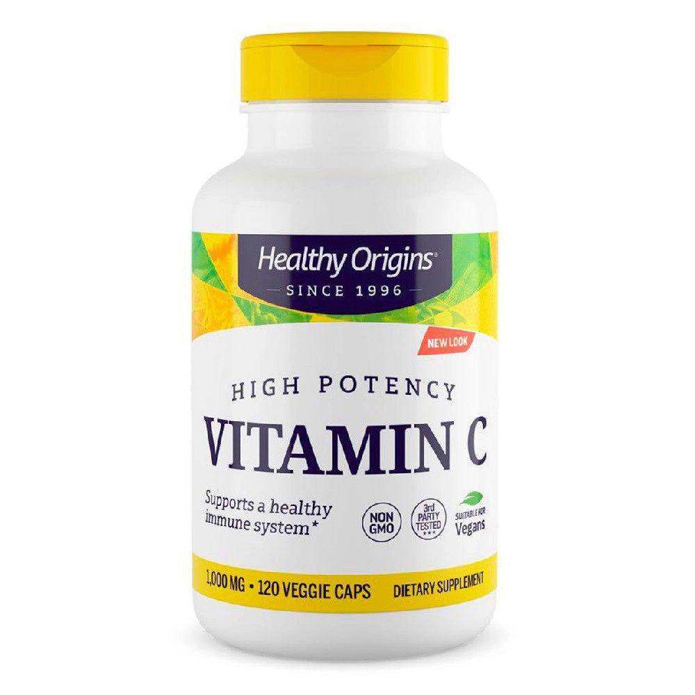 Vitamina C 1000 Mg 1 Caps Healthy Origins Fitoterapicos E Vitaminas Magazine Luiza
