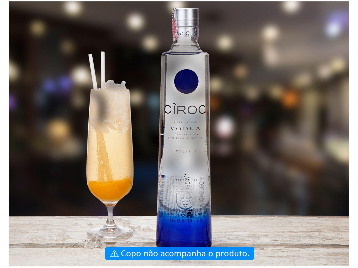 Vodka Francesa Ciroc Snap Frost Cítrico 750ml Vodka Magazine Luiza