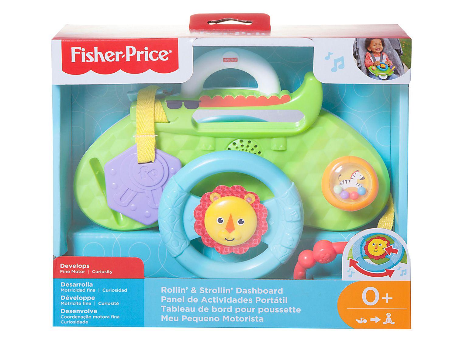 Fisher-Price Volante Musical De Actividades | Juguete Para Bebé Con Sonidos Y Melodías | Se Fija Al Carrito | Estimulación Temprana