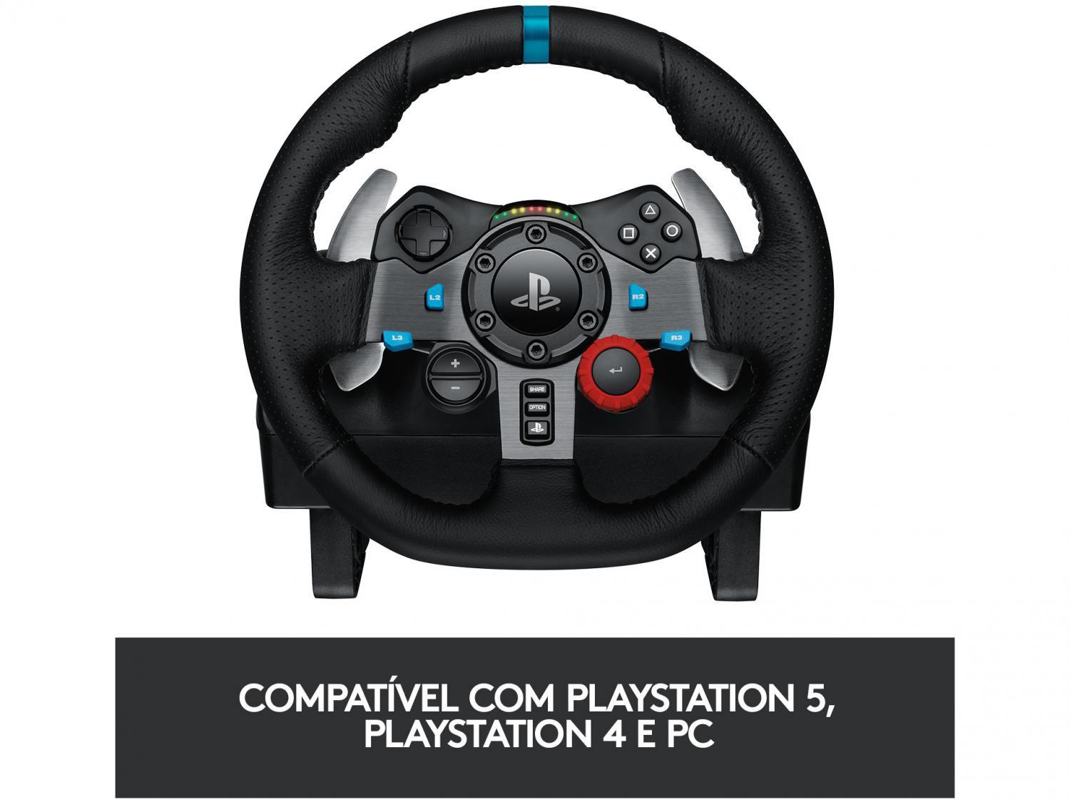 Volante G29 de Corrida Driving Force para PS3 , PS4 e PC – Logitech - mobile