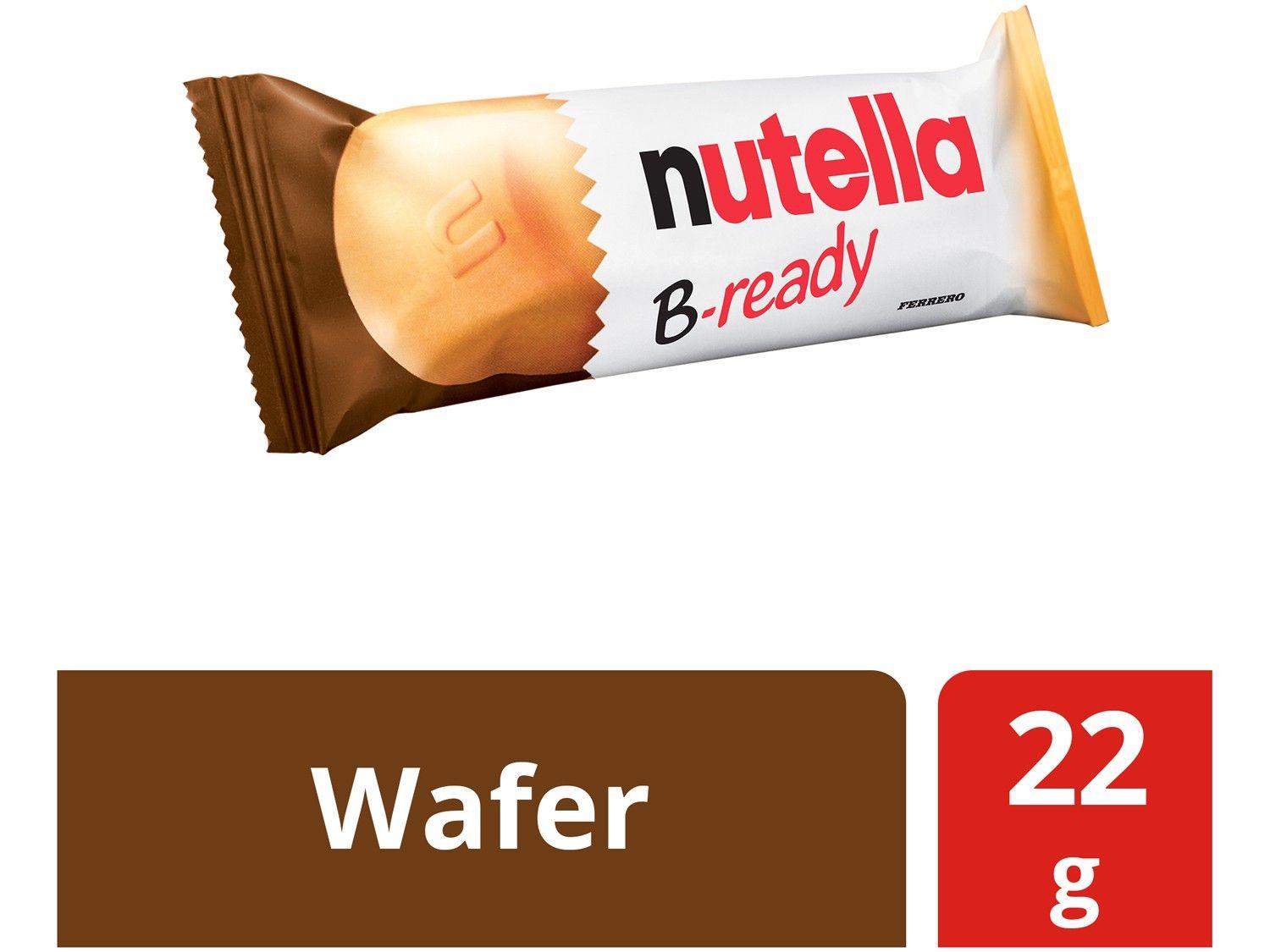 Wafer Snack Avelã Nutella Ferrero B-ready 22g