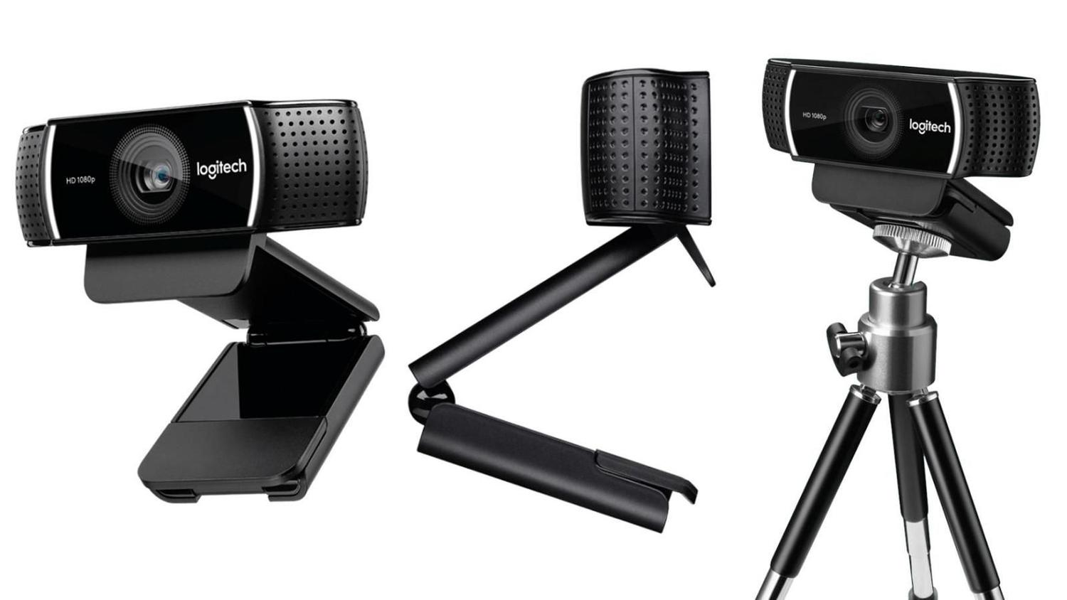 Logitech C922 Pro Stream Webcam Web Cam Logitech C922 Pro Com Tripé