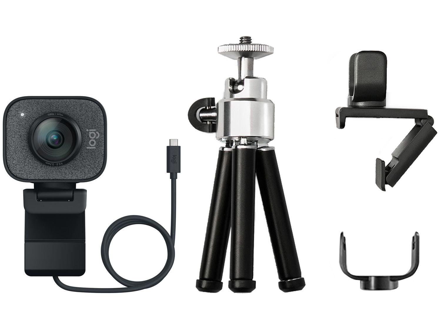 Webcam Logitech Full HD com Microfone