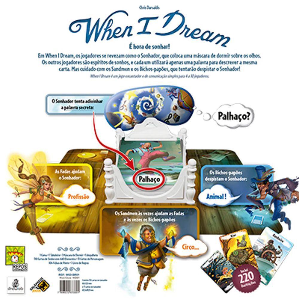 When I Dream - Board Game - Galápagos - Jogos de Tabuleiro - Magazine Luiza