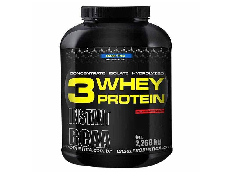 Whey Protein 3W Chocolate 2 2Kg Probi tica Prote na Concentrada 