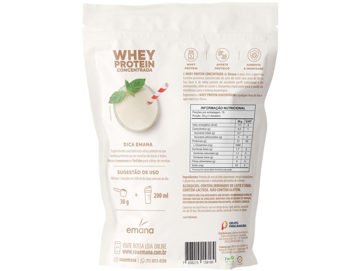 Whey Protein Concentrado Emana Coco 450g