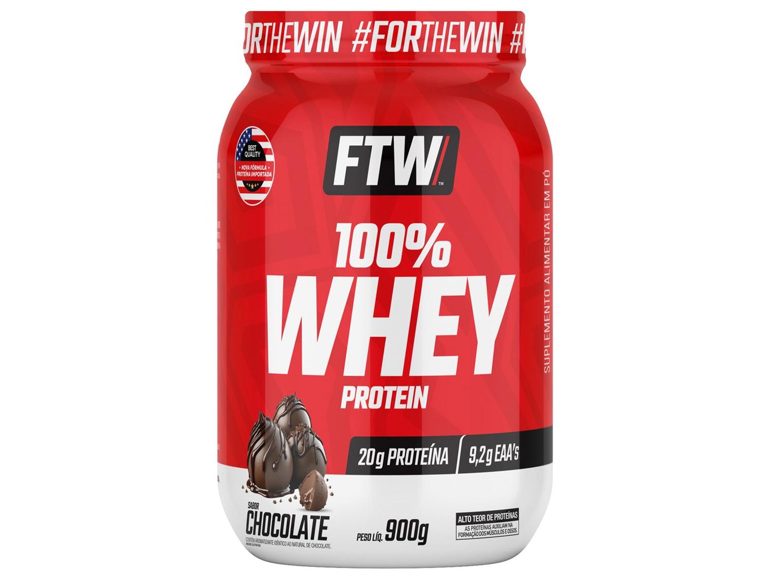 Whey Protein Concentrado FTW 100% Whey Chocolate 900g