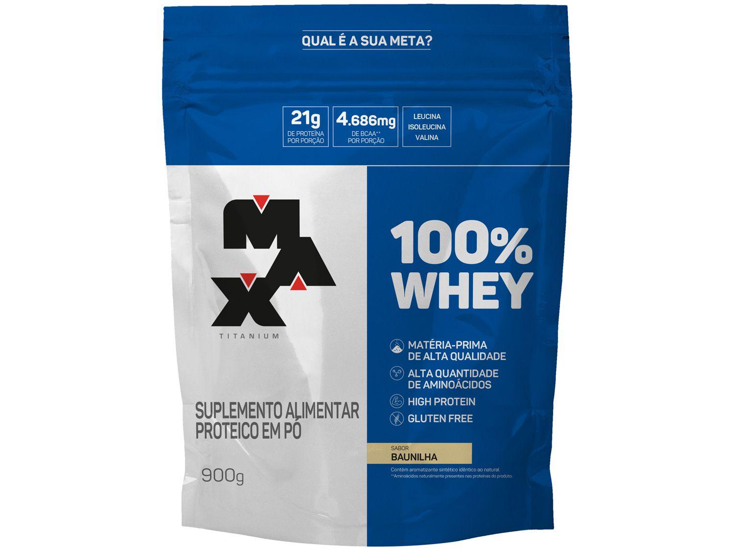 Whey Protein Concentrado Max Titanium 900g