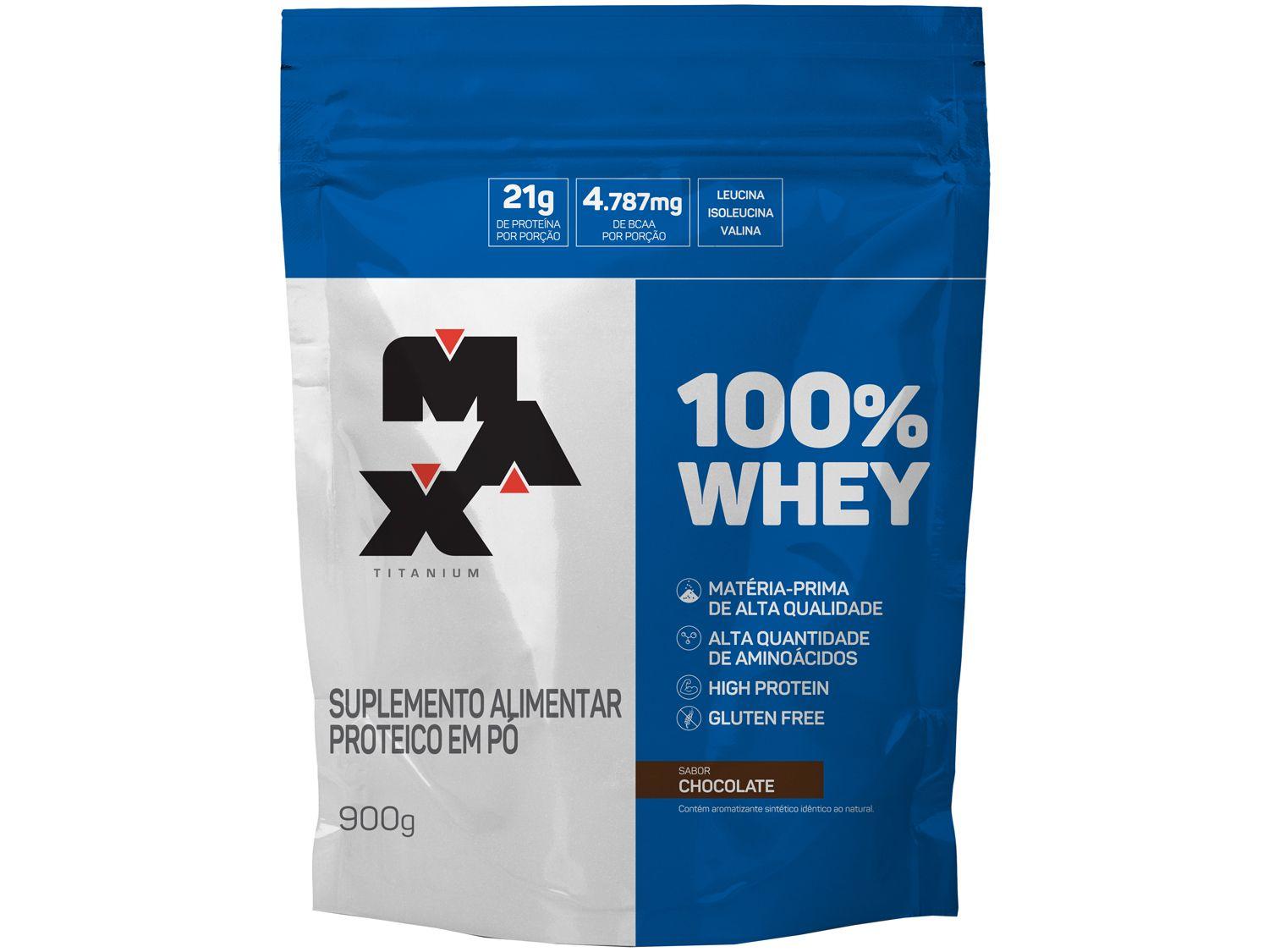 Whey Protein Concentrado Max Titanium 900g
