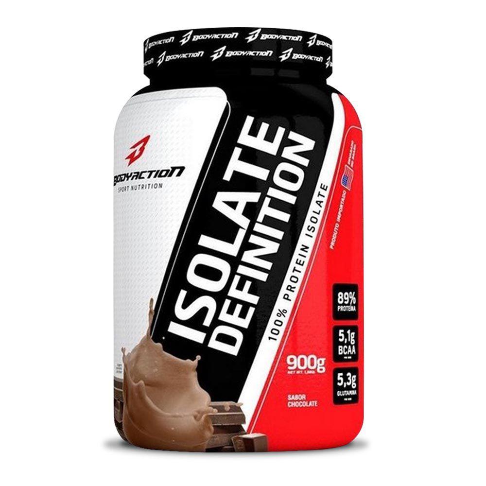Whey Protein Isolate Definition 900g Body Action Massa Muscular