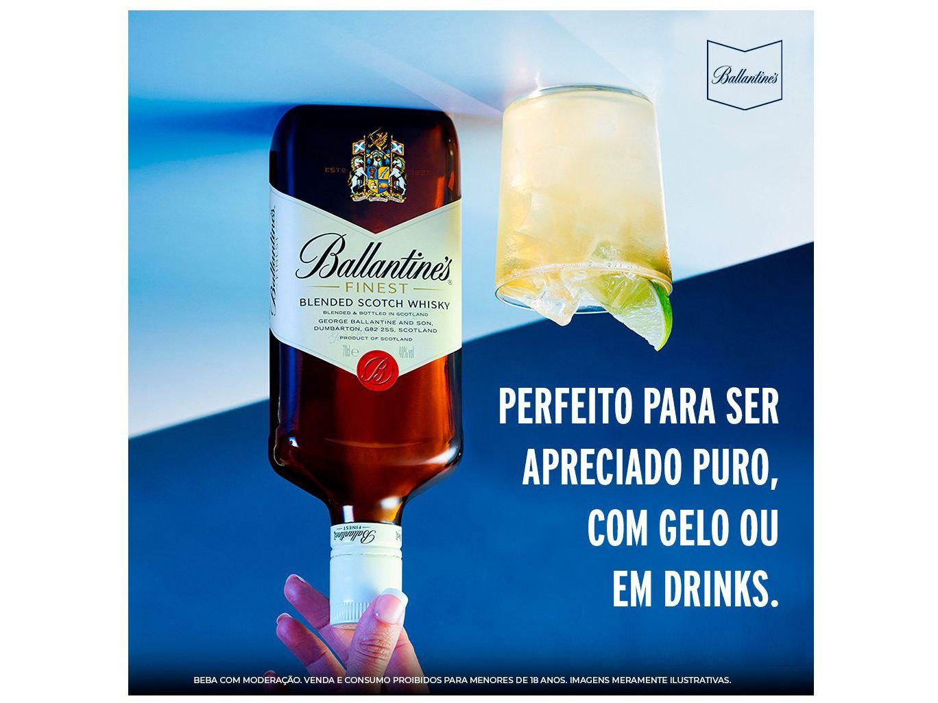 Whisky Ballantines Finest Blended Escocês 1L