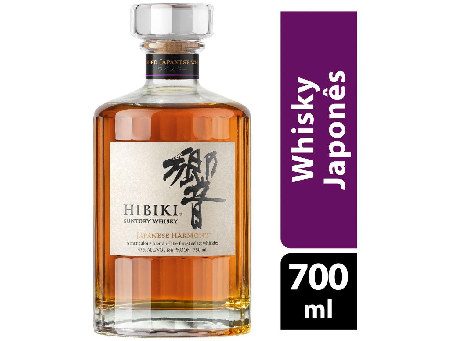 Whisky Hibiki Suntory Blended Japonês 700ml | Shopping Smiles