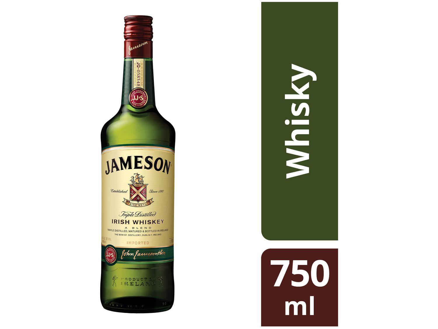 Whisky Irlandês Jameson 750ml