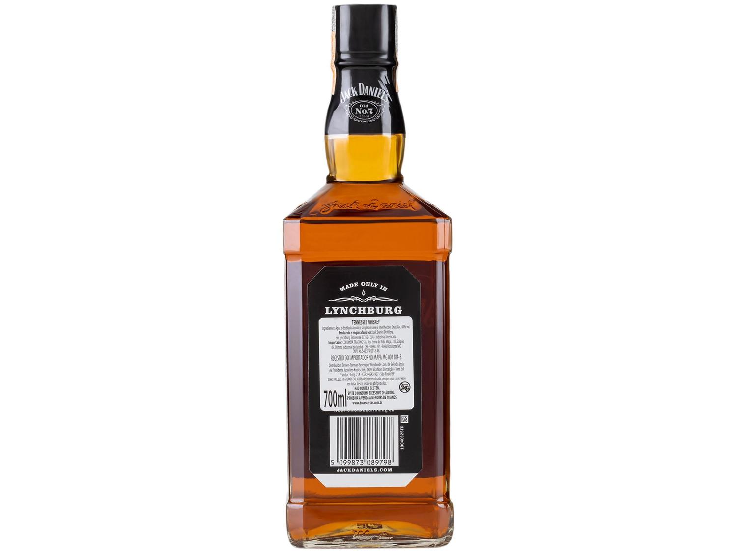 Whisky Jack Daniels Tennessee Old No. 7 700ml | Uau CAIXA