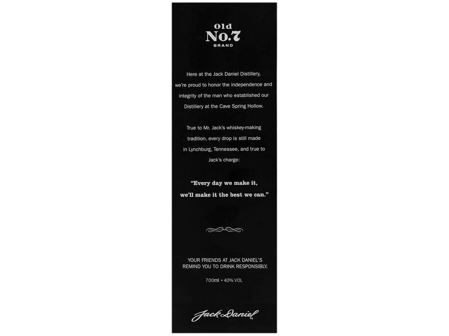 Whisky Jack Daniels Tennessee Old No. 7 700ml