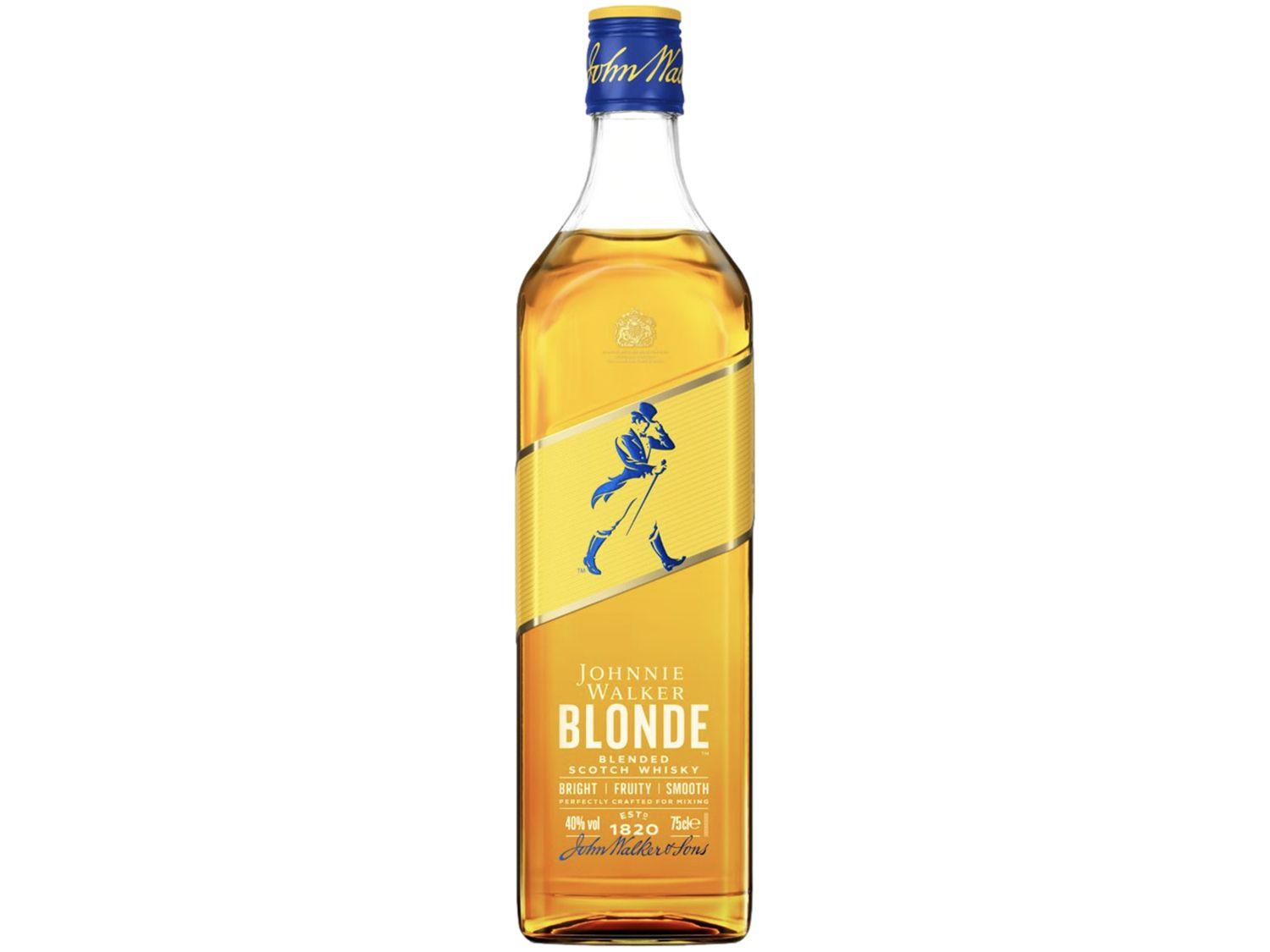 Whisky Johnnie Walker Blonde 8 Anos Blended