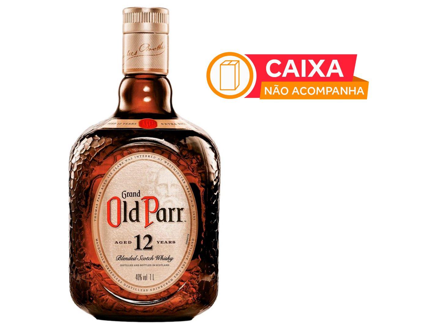 Whisky Old Parr Grand Escocês 12 anos 1L