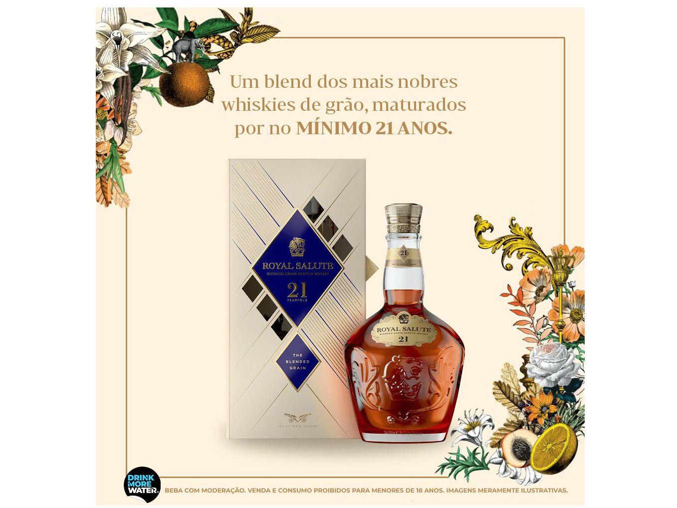 Whisky Royal Salute The Blended Grain 21 anos Escocês 700ml