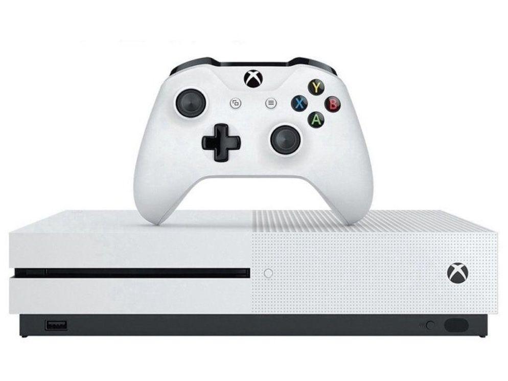 Xbox One S 1TB 1 Controle Branco Microsoft Live Gold 14 dias e Game Pass 1 Mes Xbox Magazine Luiza