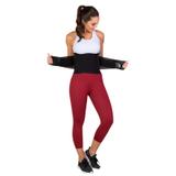 017 Masculina Cinta abdominal com fecho Velcro em tecido Flex Form 3D. - Esbelt